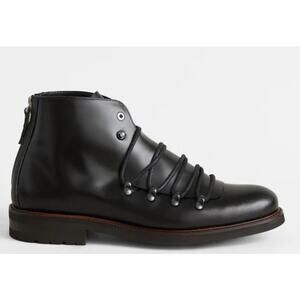 WANT Les Essentiels  Eriksson Women's Leather Alpine Boot Black Sz 40 US 10